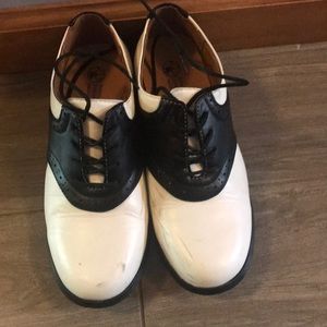 Rubie’s Costume Saddle black and white shoes, sz 7